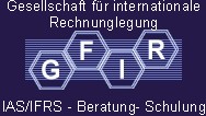 GFIR - Gesellschaft für internationale Rechnungslegung - IAS - IFRS - Beratung - Schulung